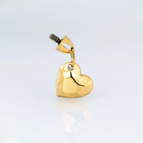 Накрутка Pendant Heart Gold 1.2 мм